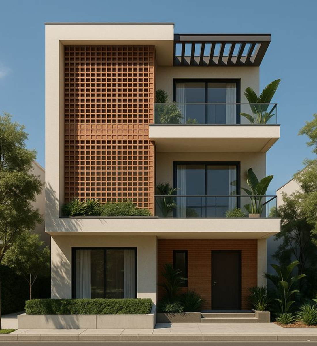 Front Elevation & Facade Design Inspiration for 5 Marla Houses By Syed Brothers